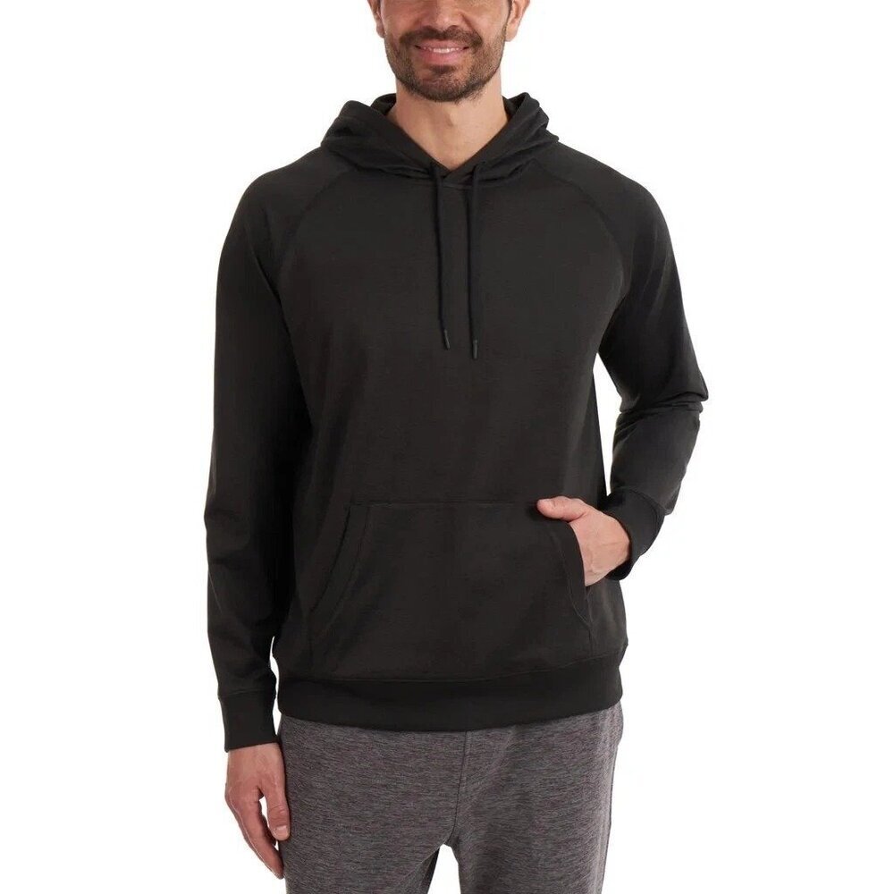 Kirkland Signature Men's XL Pullover Active Hoodie Black UPF 50+ i1756
